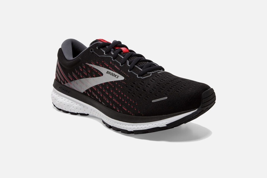 Brooks Running Shoes - Ghost 13 Road Mens - Black/Grey - IZG-142657